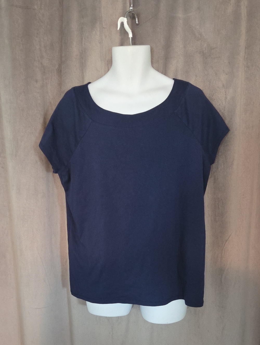 Westport 2x Navy Short Sleeve Scoop Neck Tee